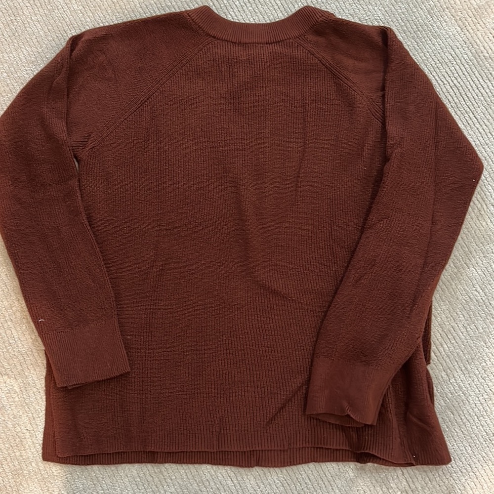 Rails Piper Womans Henley Sweater Top In Russet S… - image 3